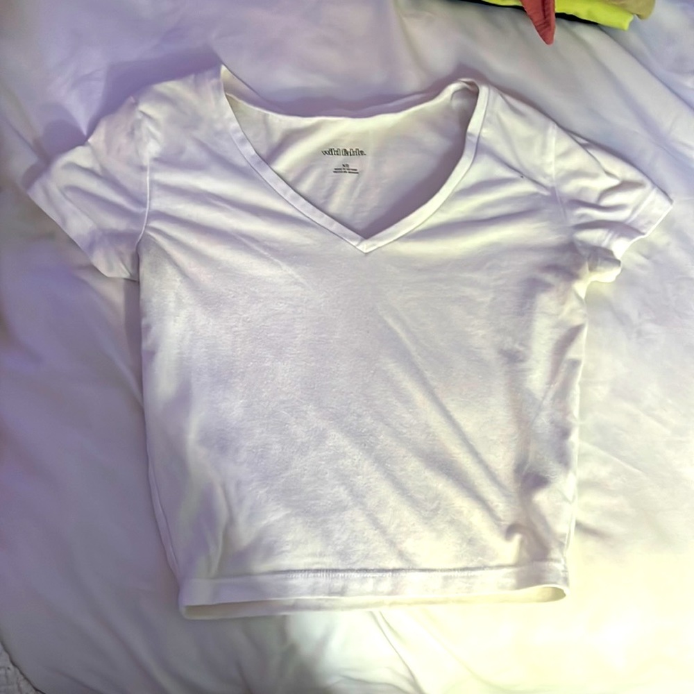 WHITE WOMENS T-SHIRT!!